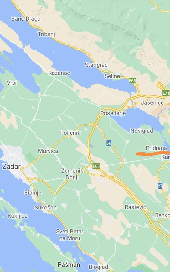 Park Apartman Pridraga Kültér fotó
